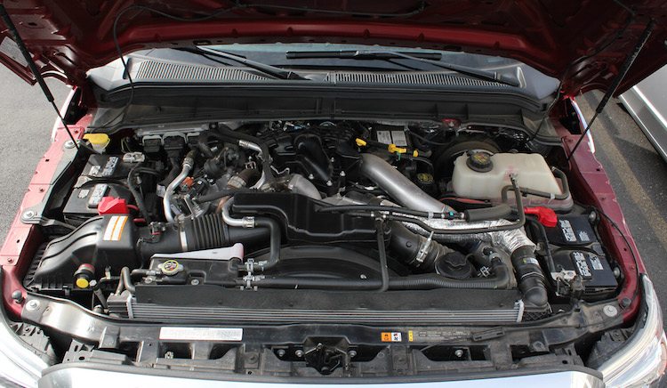 Diesel Engine Size Chart