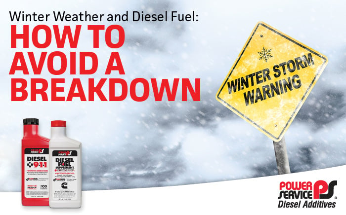 Winter weather and diesel fuel how to avoid a breakdown