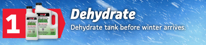 winter prep diesel additive clear diesel dehydrate diesel fuel tank