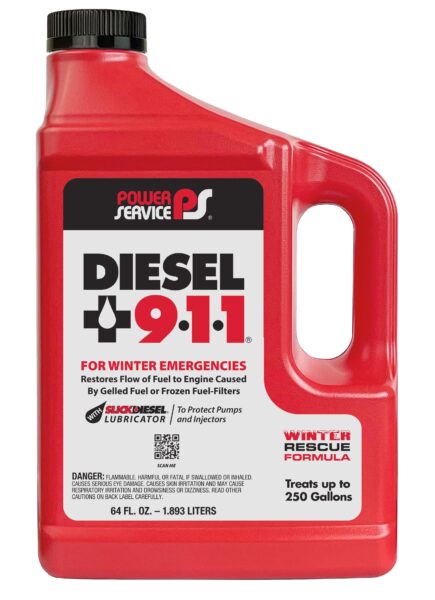 Power Service Diesel 911 diesel fuel addtive for winter emergency