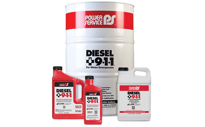 Power Service Diesel 911 fuel additive for winter diesel fuel emergency