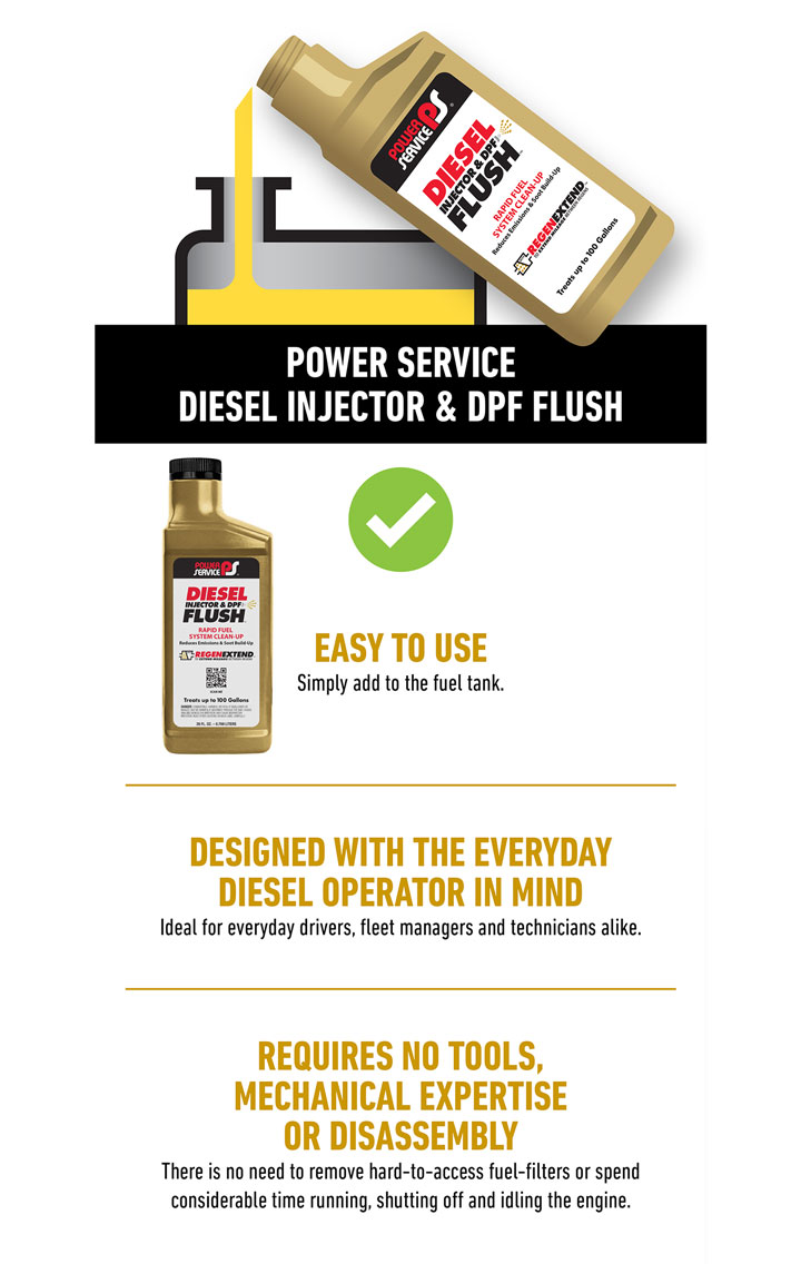 power service diesel injector dpf flush just pour and go no disassembly required