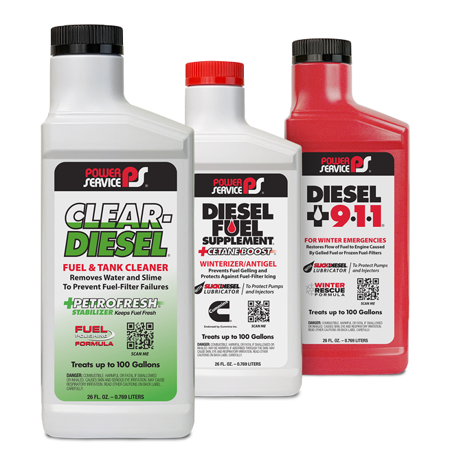3-step winter prep power service diesel fuel additives Keep Your Diesel Running All Winter. Proven in Extreme Cold.